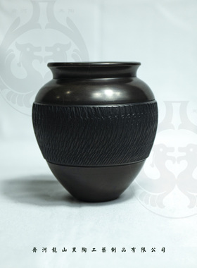 齊河龍山黑陶非遗技法纯手工礼品
