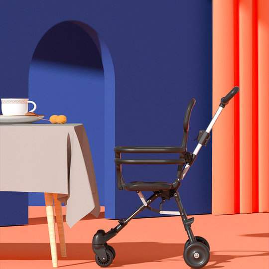 Milantu Liuwa artifact folding trolley is lightweight