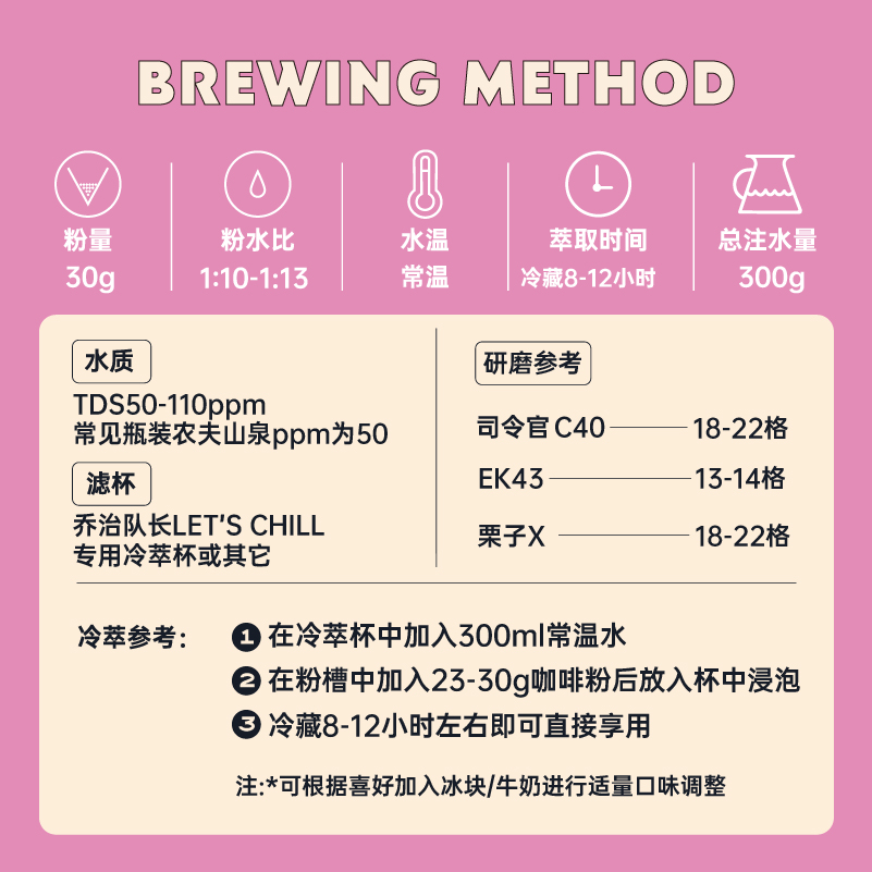 乔治队长 夏季LET’S COOL冷泡冷萃专用咖啡豆冰咖啡454g量贩装 - 图2