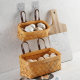 Kens ginger and garlic storage woven kitchen wall-mounted basket