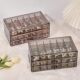 Transparent multi-layered large capacity jewelry storage box