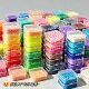 Transparent compartment large capacity bean beads storage box