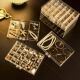 Jewelry Box Earrings Jewelry Dustproof Storage Box