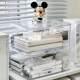 Transparent desktop stationery storage box large capacity student