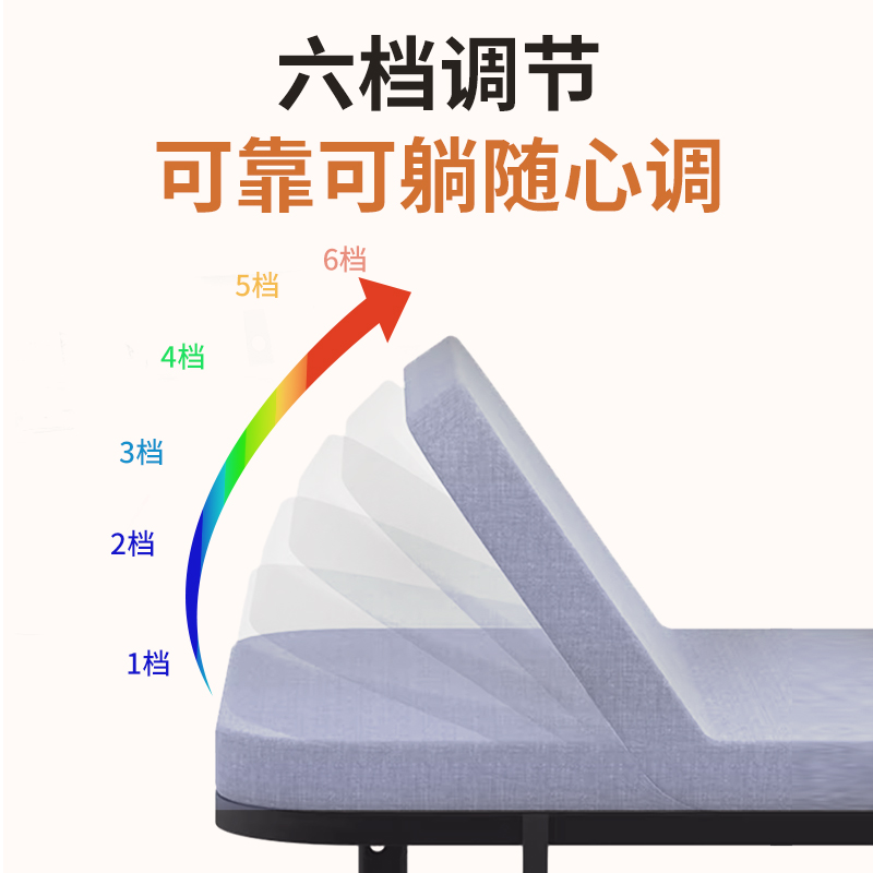 华马办公室午休折叠床单人床午睡神器床行军陪护硬板折叠简易床