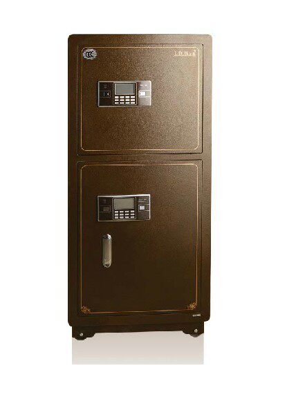 立盾电子密码3c认证d-100s(古铜色) 远旺办公用品保险箱