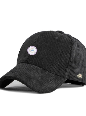 【官方直营】蒙口钢琴新款灯芯绒棒球帽男女同款休闲百搭鸭舌帽潮