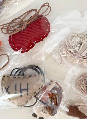 秋冬颈链韩风布艺立体蘑菇小动物