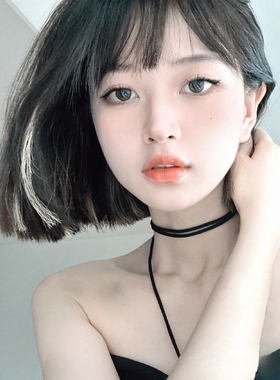 绑带choker黑色简约系带锁骨链项