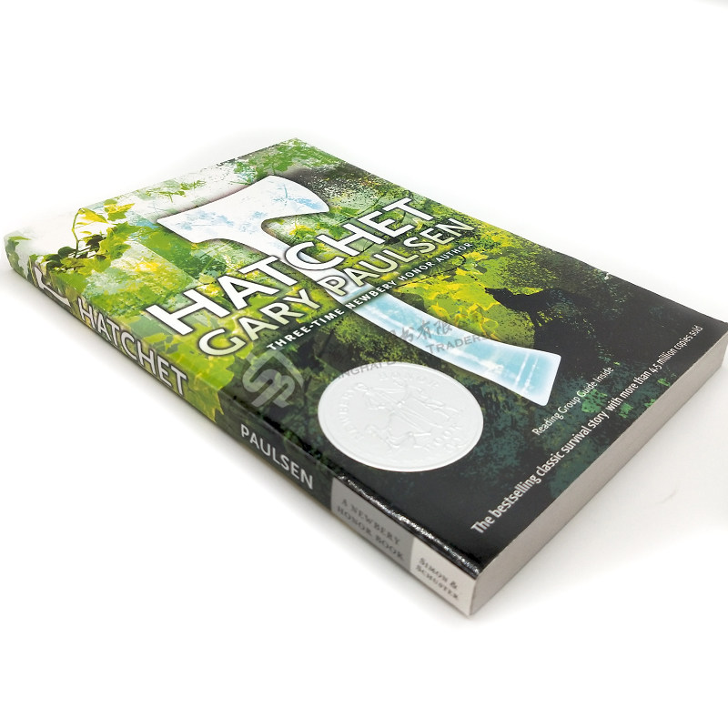 现货 手斧男孩 英文版原版小说 Hatchet 1020L 纽伯瑞奖作品 外文书籍 儿童文学 青少年课外读物 一个小男孩和一把手斧的荒野生存,淘宝优惠券,粉丝福利购,淘宝优惠卷