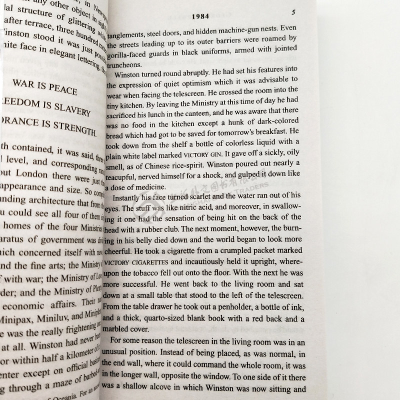 现货【外文书店】 1984乔治奥威尔一九八四英文原版小说书籍 George Orwell纽约时报推荐可搭动物农场庄园Nineteen ...