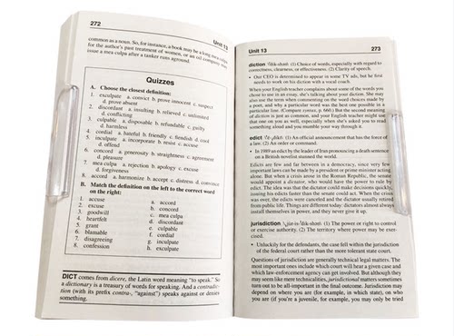 韦小绿韦氏字根词根词典英文原版Merriam Webster's Vocabulary Builder英英语词典韦氏小绿书可搭单词的力量word power - 图1