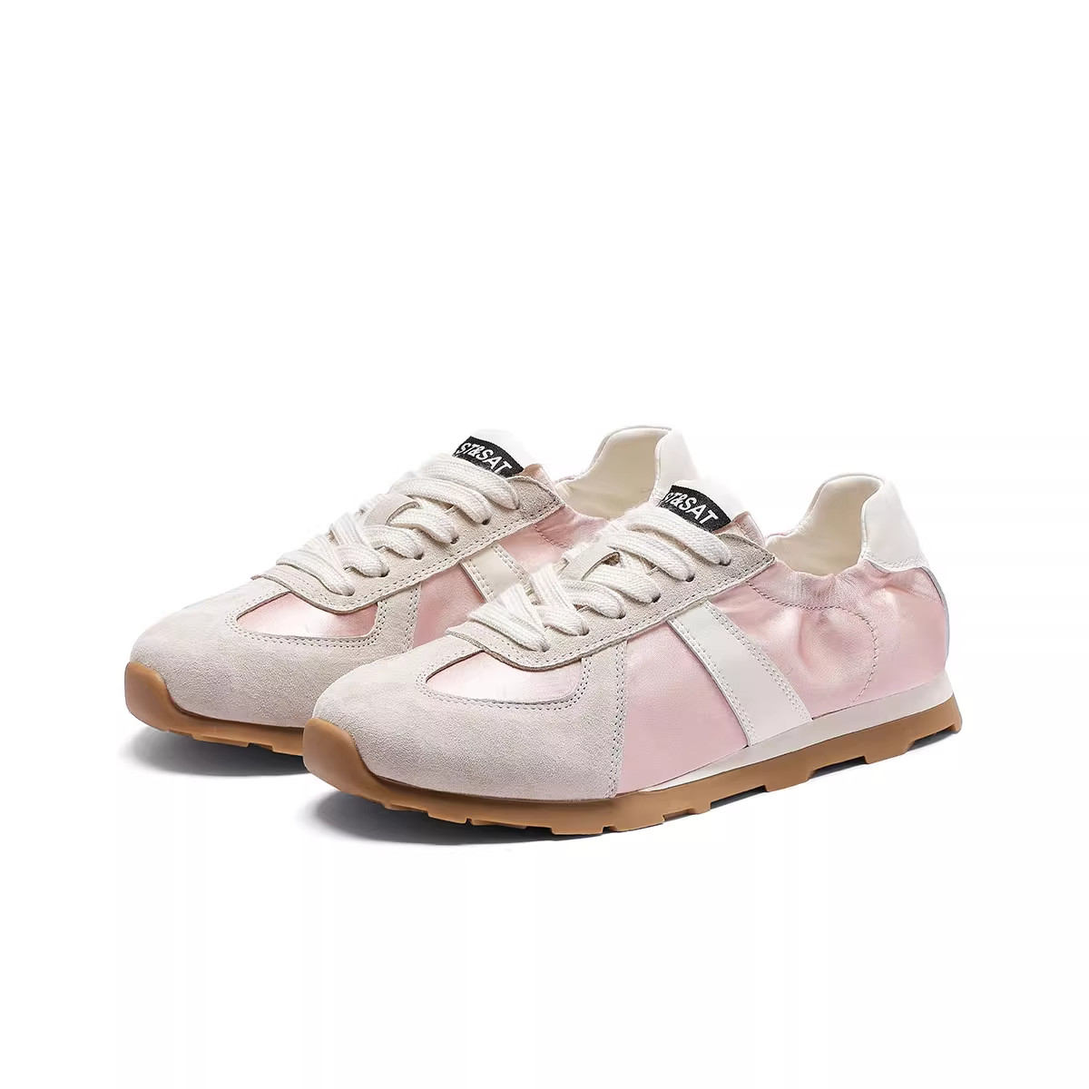 St&Sat/星期六春秋新款芭蕾德训鞋平底系带阿甘单鞋女SSC11120TQ,淘宝优惠券,粉丝福利购,淘宝优惠卷