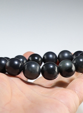 【新品特价】和田玉男款手链 聚墨青花料手串  楼叔孤品