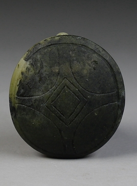 [财主]天然独山玉俏色纯手工雕刻挂件 原创个性吊坠 楼叔孤品