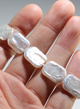 【原创】天然淡水巴洛克珍珠手链 楼叔孤品