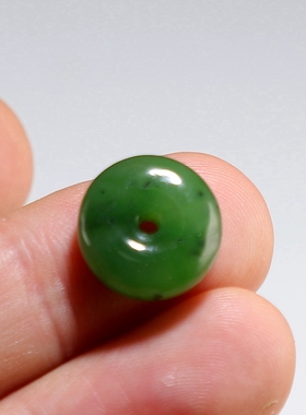 [特价促销]保真和田玉小平安扣 新疆碧玉怀古扣配饰 楼叔孤品