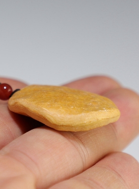 【货币虫】天然化石小挂件 手工原创个性黄钱币吊坠 楼叔孤品