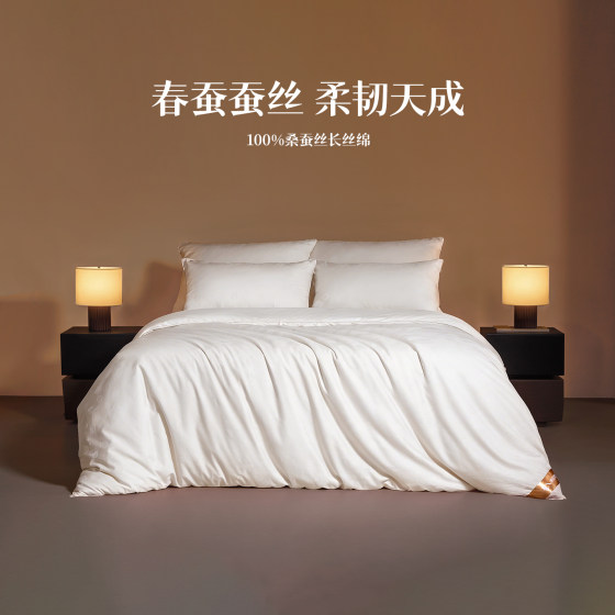 Grade 7A Chunshuanggongzhendianzhibao silk quilt