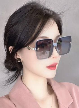 大牌墨镜女款防紫外线大脸显瘦防晒偏光镜2026年新款太阳镜高级感