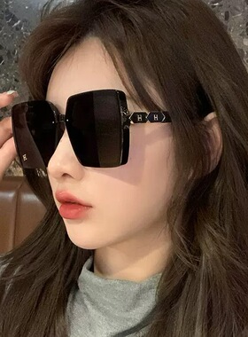 墨镜女夏季防紫外线防晒大框大脸显瘦运动大牌太阳镜2026新款方框