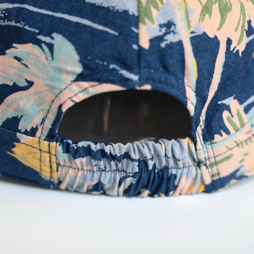 全棉印花大檐帽子女款粉色波点防晒遮阳春夏秋北欧骑行旅游沙滩 - 图1