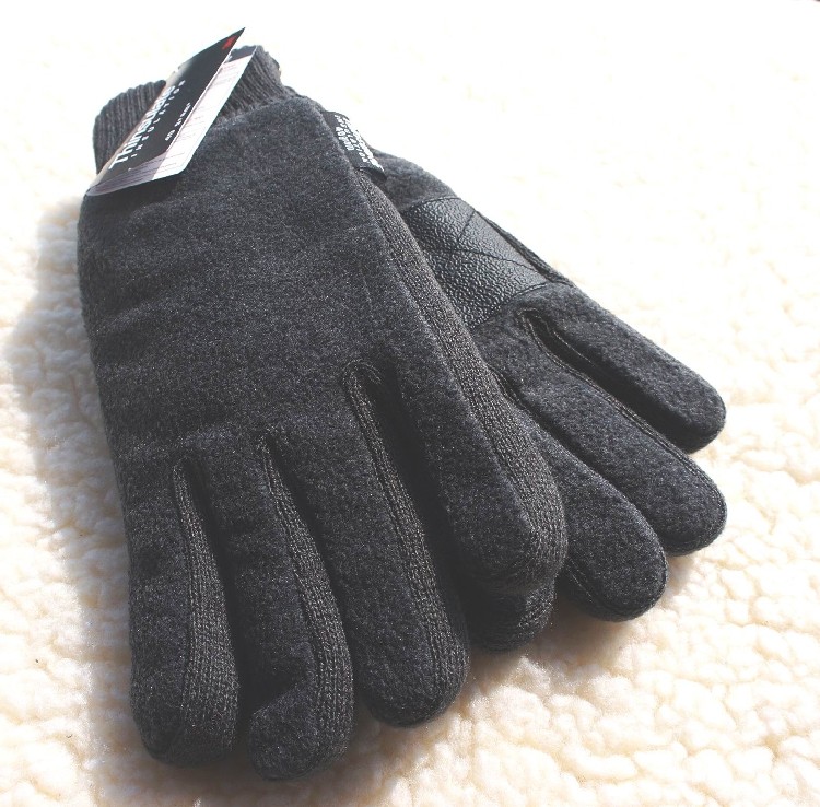 出口3M Thinsulate触屏针织摇粒绒抓红蓝灰藏青色男女冬保暖手套,淘宝优惠券,粉丝福利购,淘宝优惠卷
