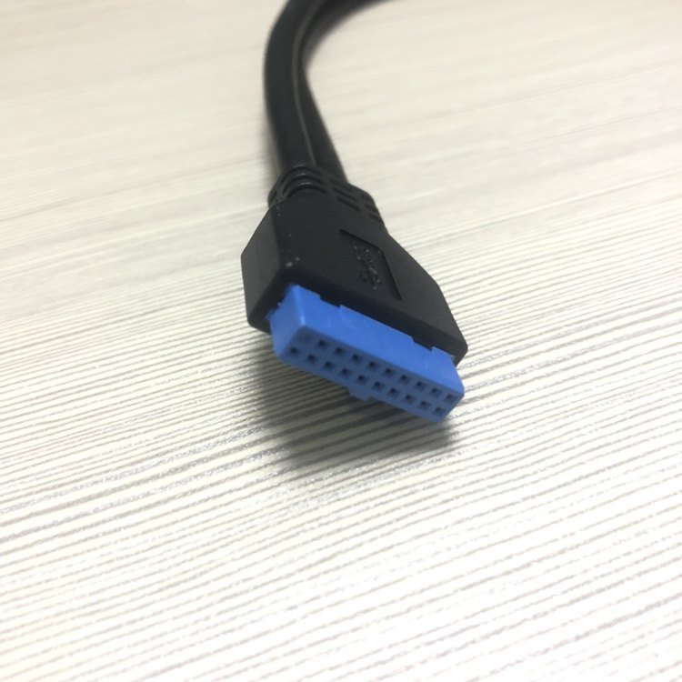 新款主板USB3.0 20Pin延长线20P公对母0.3米20P/19针 M/F数据线,淘宝优惠券,粉丝福利购,淘宝优惠卷