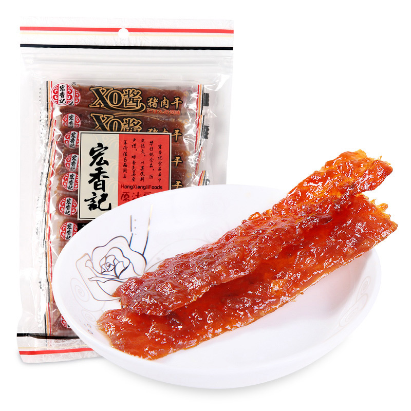 宏香记旗舰店宏香记定量装85g猪肉条85gxo酱猪肉干85g烧烤猪肉脯 3包组合3