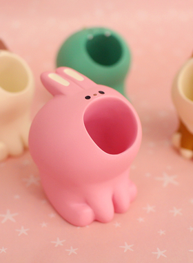 创意柴犬笔筒收纳摆件