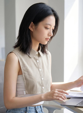 春秋冬季条纹假领子女衬衫领百搭装饰假衣领韩版棉质尖圆搭配神器