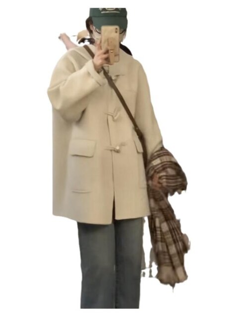 Source factory Australian hair horn buckle Korean style mid-length style