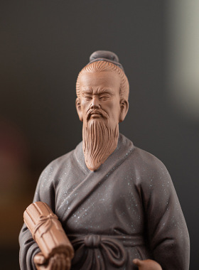 古代医圣历史人物张仲景陶瓷摆件
