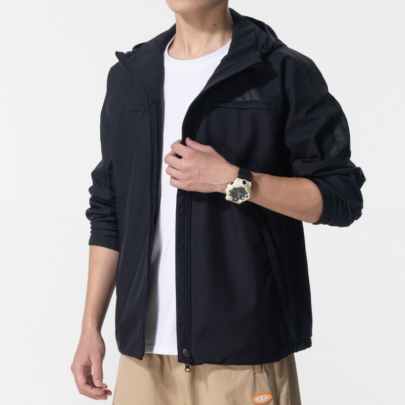 阿迪达斯男装冬季新款SL WARM JKT 加绒保暖运动休闲连帽夹克外套,淘宝优惠券,粉丝福利购,淘宝优惠卷