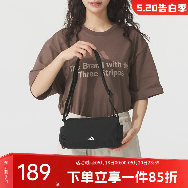 阿迪达斯男包女包W XBODY BAG 休闲运动包健身斜挎包吐司包KE9959