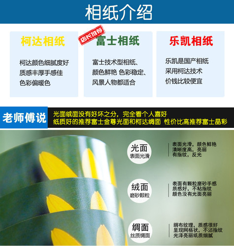 照片打印洗照片手机拍立得定制冲洗晒包邮洗相片册照片墙塑封高清 - 图1