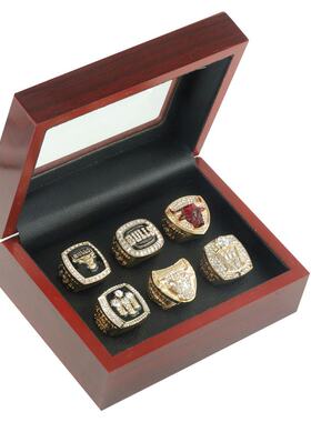 芝加哥公牛6年冠军戒指 套装 球迷收藏版