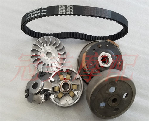 海王星HS125T福星HJ125T-7/8/8a红蓝金巨星驱动盘离合器后皮带轮 - 图0