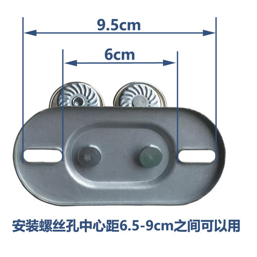 升降手摇晾衣架转向轮晒衣架万向轮转角器轮子滑轮配件通用双杆式 - 图2