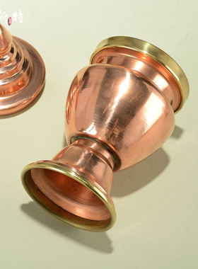 红铜光面米盒室内家用修米米罐藏式米罐储物罐桌面摆件