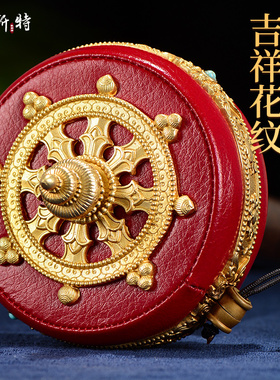 欧斯特雕花手摇转轮摆件