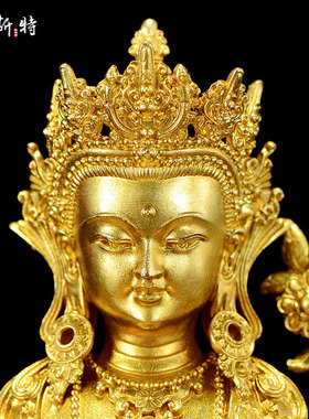 欧斯特铜全鎏金随身小摆件