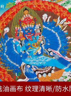 欧斯特西藏玄关客厅唐卡装饰画