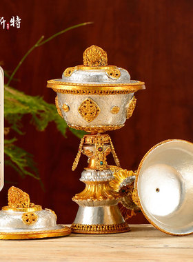 欧斯特全铜鎏金尼泊尔客厅摆件