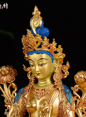 欧斯特玄关精美雕花铜像摆件