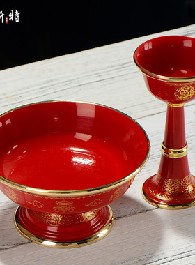 欧斯特铜杯珐琅彩绘摆件