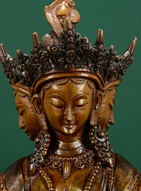 欧斯特尼泊尔手工铜像摆件