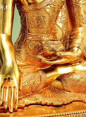 释迦牟尼客厅铜像欧斯特