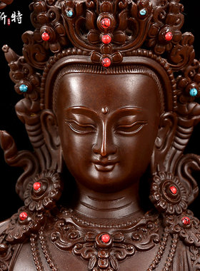 欧斯特台湾古铜可装赞铜像摆件