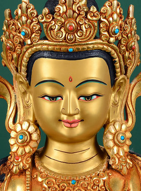 欧斯特尼泊尔手工铜像摆件